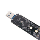 M.2 NVME NGFF SSD to USB 3.1 Adapter 2-in-1 Internal Converter Card D0I6