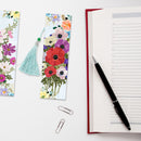2x Flower Diamond Painting Bookmark DIY Special Shaped Drill Tassel (SQ29)