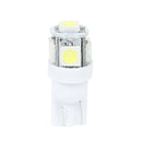 1 Pair T10 W5W 5SMD LED Bulb 5050 Car Auto Width Indicator Light (White)