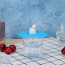 Silicone Heat-resistant Dust-proof Cup Lids Bowl Cover Food Wrap Lid (Cat)