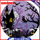 Partial Embroidery Kits Halloween Castle 11CT Stamped Needlework Home Decoration