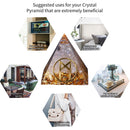 Crystal Pyramid Healing Crystal Point Positive Energy Generator (Humanity) Newly