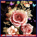 5D DIY Full Drill Diamond Painting Warm Flowers Cross Stitch Embroidery Kit
