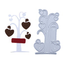 Love Heart Tree DIY Metal Stencil Scrapbook Craft Embroidery Cutting Die-14