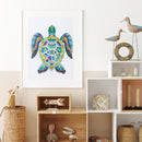 Diamond Painting 5D DIY Turtle Crystal Special Shape Room Wall Art (T086)