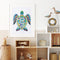 Diamond Painting 5D DIY Turtle Crystal Special Shape Room Wall Art (T086)