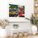 Oil Paint By Numbers Picture DIY Drawing Street Car Painting Kit Artwork