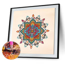 DIY Mosaic Mandala Pattern Part Special Shape Diamond Painting Kit (YK137) Newly