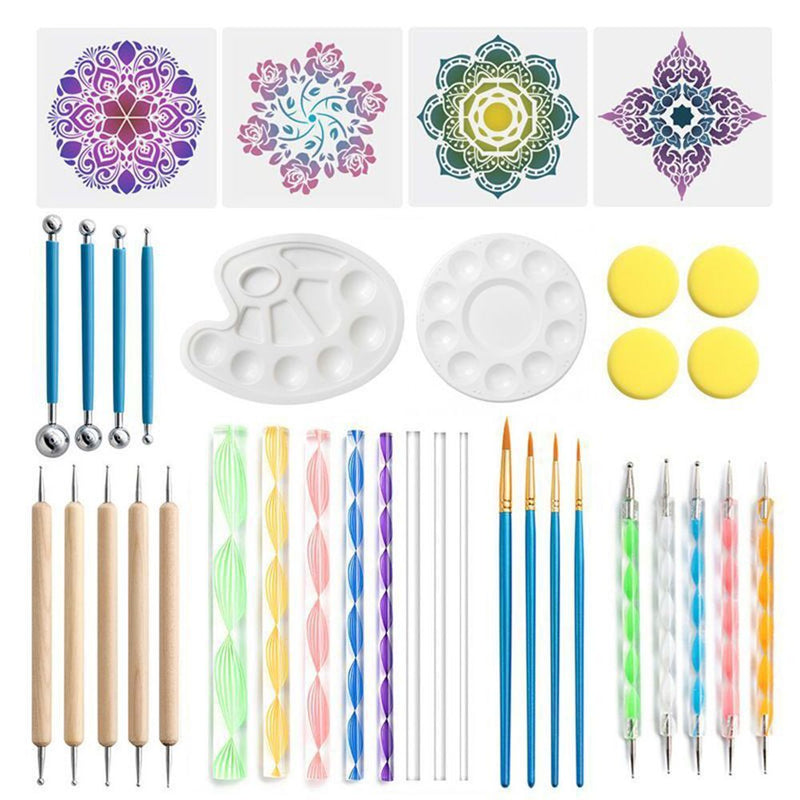 DIY Pottery Stone Clay Mandala Dotting Tool Painting Brush Art Pen Ceramic Tool