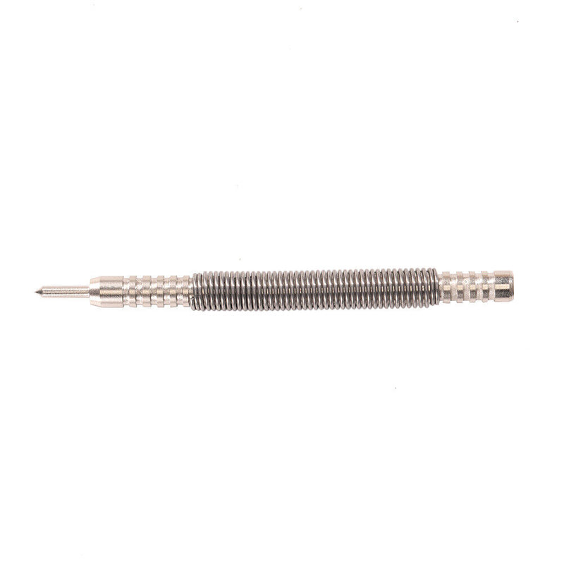Spring Tool Hammerless Single Ended Center Punch Spring Loaded Drill Bits Newly