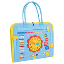 Kids Busy Board Felt Cloth Zipper Buckle Bag Toys Montessori Early Education