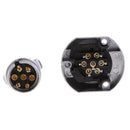 7 Pin Trailer Socket Aluminum Trailer Connector Adapter x 1 Towbar Plug D4N7