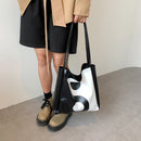 Women Tai Chi Print Shoulder Bag Casual Leather Shopping Bags Female Handbags
