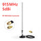 3/4/5dBi 902-928MHz for Helium Miner Antenna+Magnetic Base Outdoor Signal Booster