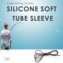 1m DIY Silicone Soft Rigs Tube Sleeve for Carp Fishing Tackles (Brown) Newly