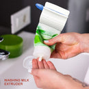 #A Plastic Facial Cleanser Clips Toothpaste Squeezer for Hair Dye Cosmetics (Red