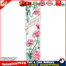 14CT 2 Strands Double-Side Cross Stitch Month Counted Bookmark (January) Newly