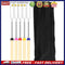 5x Outdoor BBQ Forks Stainless Steel Telescopic Camping Barbecue Sticks