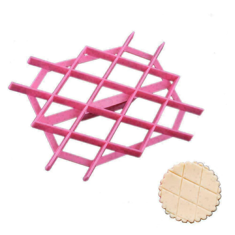 Diamond Fondant Hollow Cutting Mold Embossing Lattice Hollow Mold V0Q1 Cake L4Q7