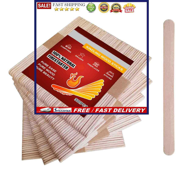 Kindling Wood Fire Starter Sticks - Safer & Quicker BBQ Burning Firestarters