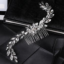 Jewelry Hair Combs Flower Hair Pin Leaf Crystal Tiara Bridal Hair Ornaments