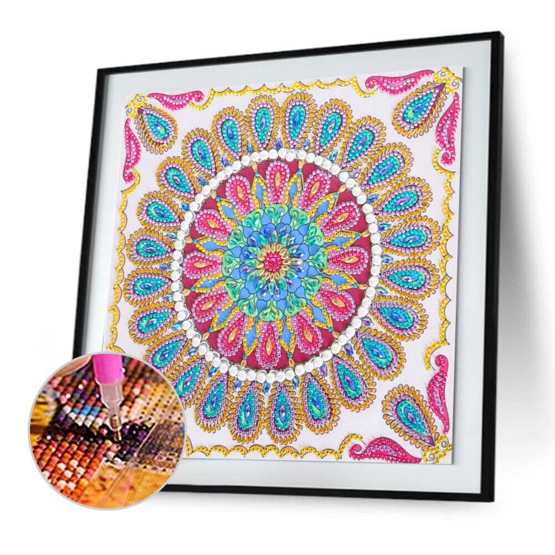 Special Shaped Diamond Painting DIY Mandala Rhinestone Picture (H026) Newly