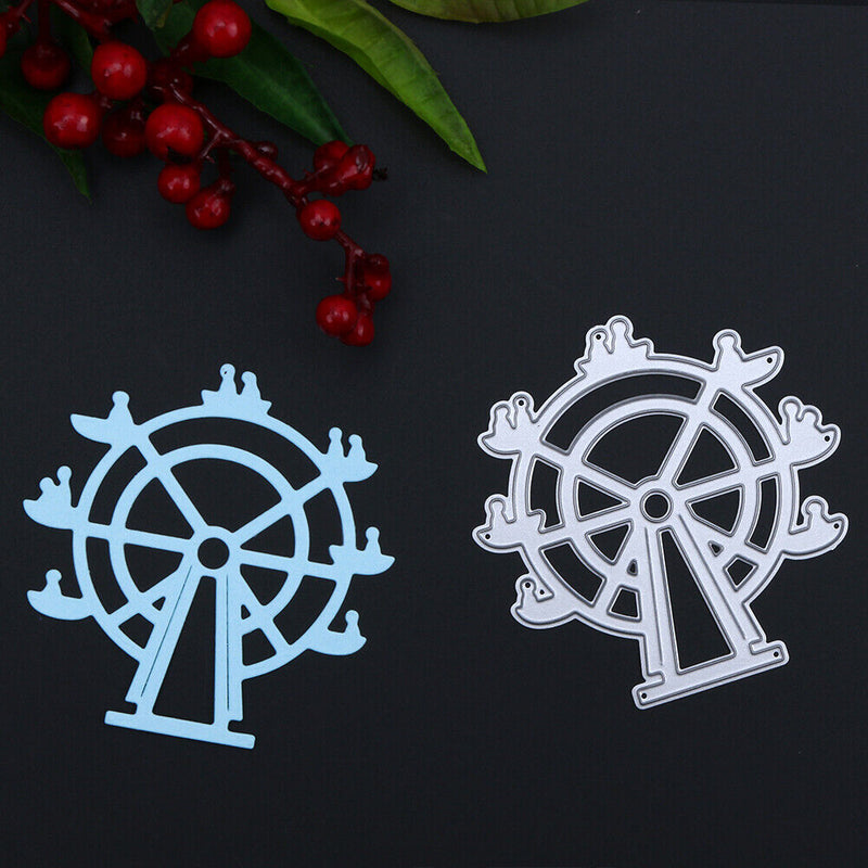 Ferris Wheel DIY Metal Embroidery Craft Stencil Cutting Die