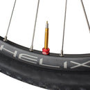Bike Vacuum Tire Mouth Nut Cycling Inner Tube Valve Nozzle Lock Caps (Red) Newly