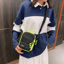 Fashion Nylon Crossbody Bag Women Hit Color Sports Travel Shoulder Handbag Purse