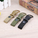 3pcs Nylon Webbing Buckle Water Bottle Holder Clip Climb Carabiner Belt