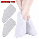 Soft for Skin Care Overnight Moisture Moisturizing Socks White Grey Spa Socks