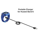 1m USB Charging Cable Cord Cradle Dock for Huawei Band 6/Watch Fit (Black) Newly