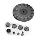 Solar Water Fountain Pool Pond Waterfall Outdoor Garden Bird Bath Decor