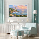 Diamond Painting DIY Round Diamond Seaside Scenery