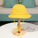 Cute Breathable Baby Bucket Hat Cotton Beach Hat Sun Cap For 1-3 Years Old