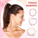 24pcs Ladies Headband Ponytail Holder Women Kids Elastic Rubber Rope Hair Tie