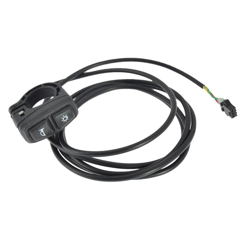 Light Horn Turn Switch Button For Mountain Bicycle E-Bike Electric Scootern.