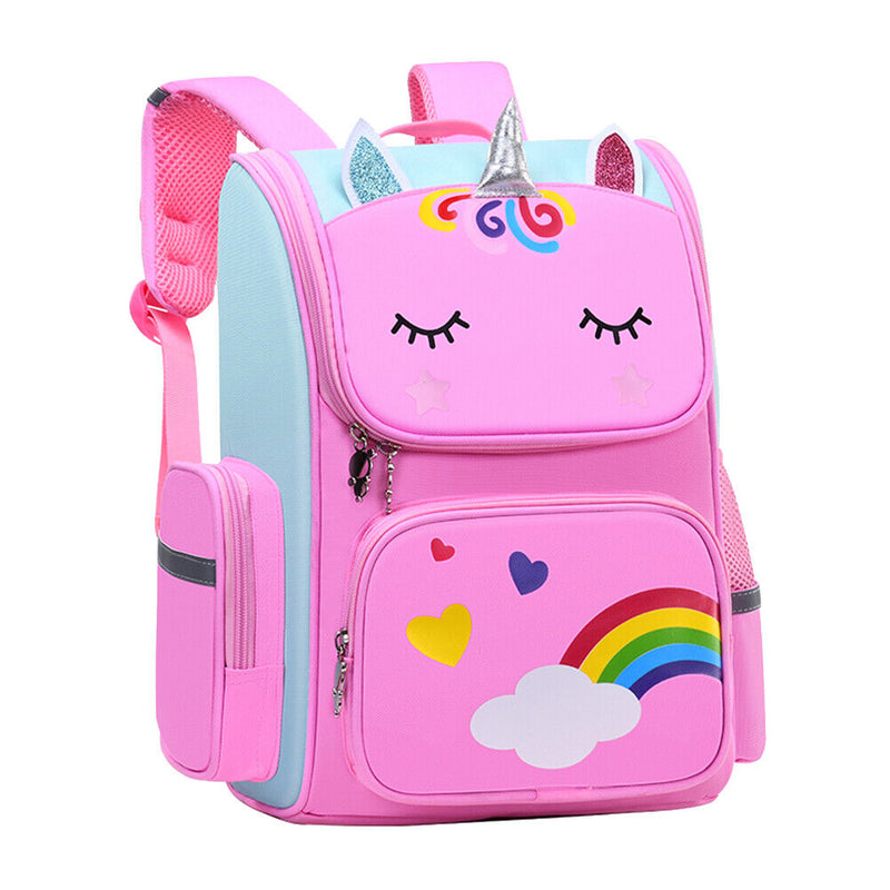 #A Cute Cartoon School Bag Casual Oxford Kids Bookbag Boy Girls for School Picni