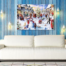 Decor Education Brain Paper Jigsaw Christmas  Puzzle Xmas Cities Puzzle Game