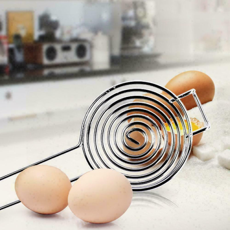 Steel Egg Yolk Separator Divider Cooking Gadget Kitchen Sweet Best L1P2