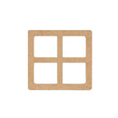 DIY Crafts Card Decor Scrapbooking Frame Carved Embellishment Wooden Ornaments