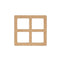 DIY Crafts Card Decor Scrapbooking Frame Carved Embellishment Wooden Ornaments