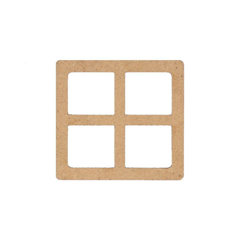 DIY Crafts Card Decor Scrapbooking Frame Carved Embellishment Wooden Ornaments