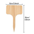 200x Wooden T-Shape Plant Labels Seed Potted Herbs Flowers Sign Tags Sticks