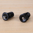 One Pair Bike Bicycle Aluminum Handlebar Grips Handle Bar Cap black Newly