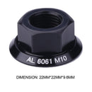 1pc Bicycle Hub Nuts M10 Fixed Gear MTB Road Folding Bike Cycle Drum Hub Nut