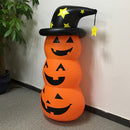 Halloween Decor Pumpkins Stacked Easy Clean Pumpkin Tumbler Outdoor Party Decor