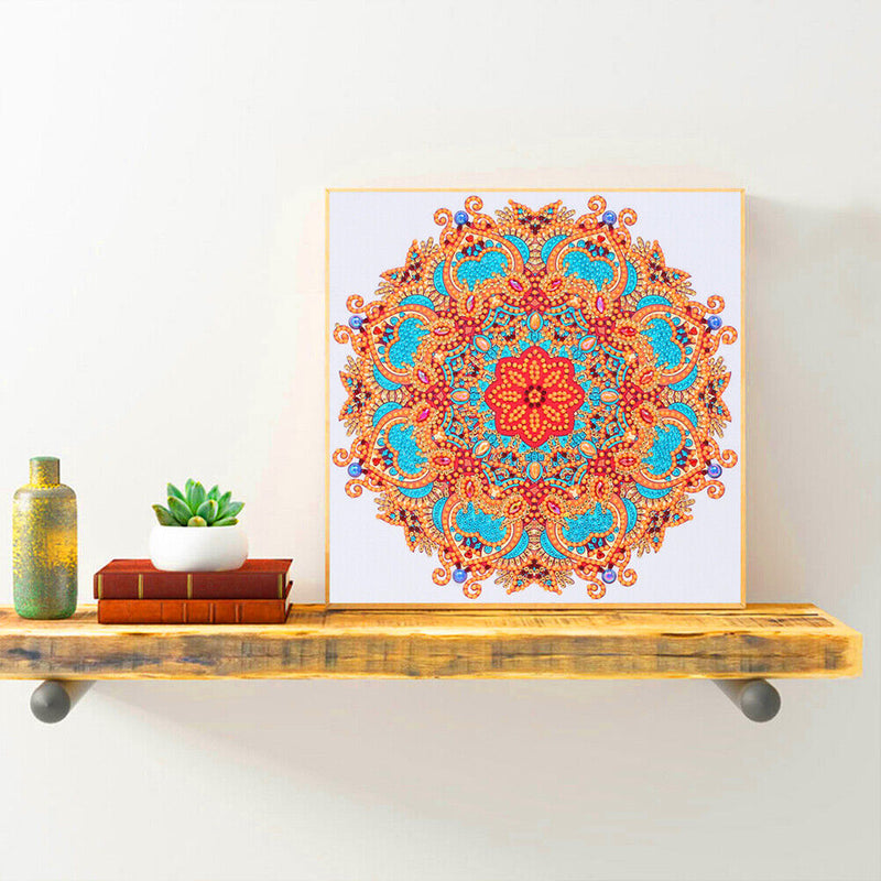Crystal Drill 5D Special Shaped Diamond Painting Color Mandala Kit (GT135) Newly