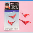 Red Horns Ears Hairpin Devil Hair Barrettes Ghost Hat Halloween Hair Clips