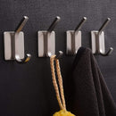 Steel Clothes Organizer Towel Holder Coat Hanger Robe Hooks Storage Rack
